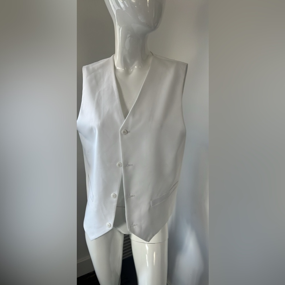 Men's White Vest
